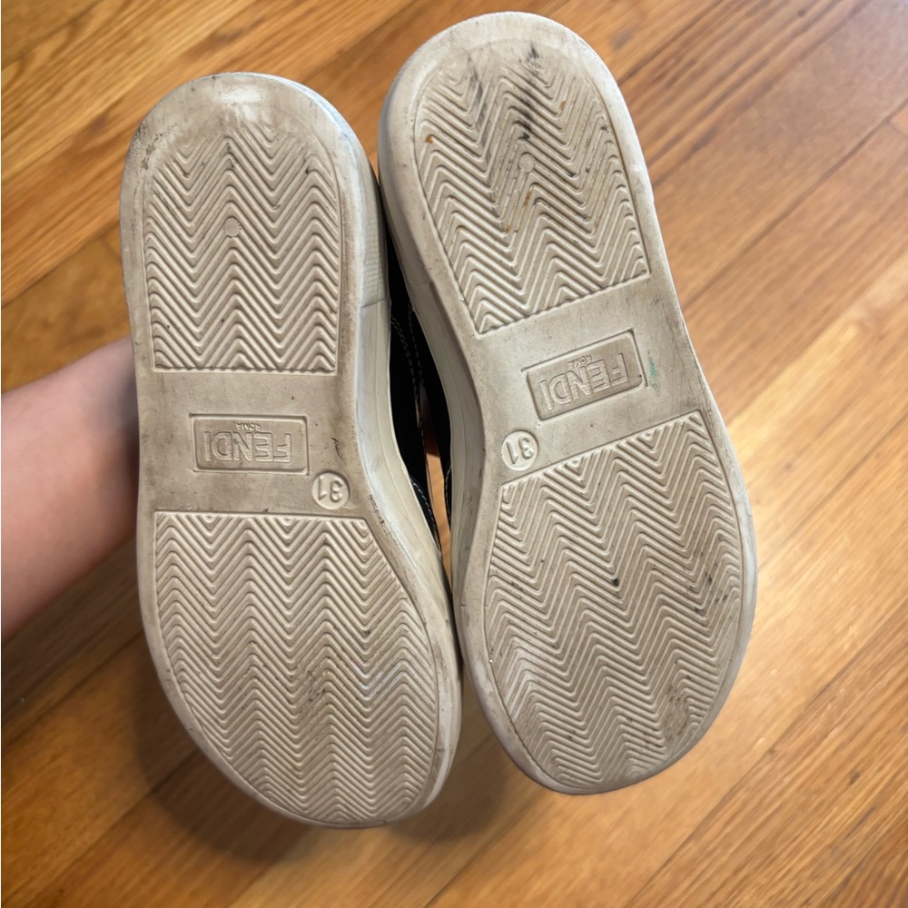 Fendi Kids Dark Blue and Black Sneakers - Picture 5 of 7